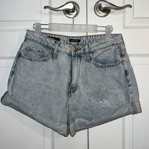 Target high-rise shorts